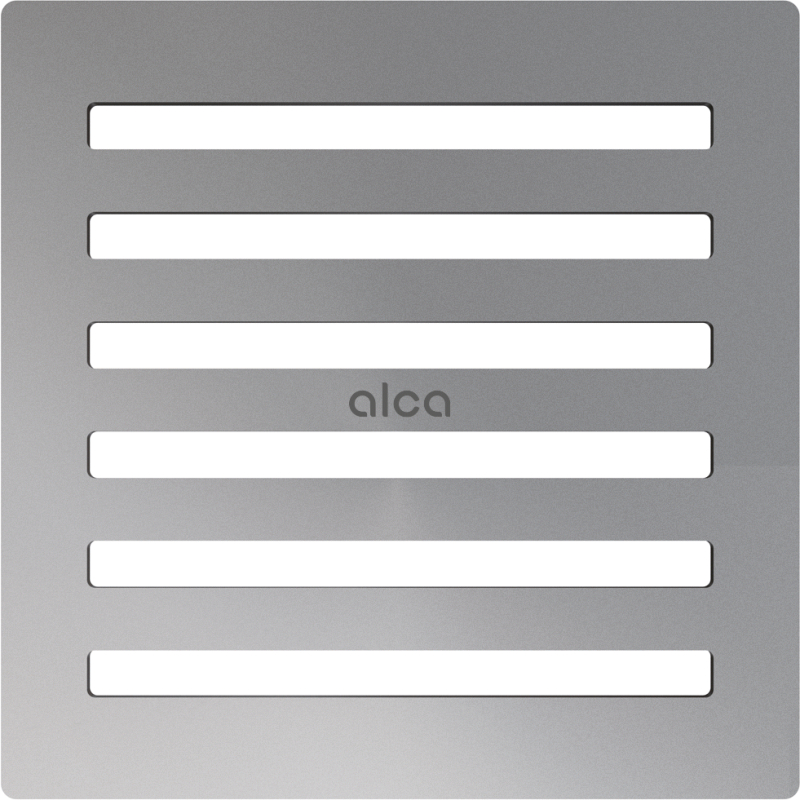 Designová mřížka Alcadrain (Alcaplast) 102 x 102 mm nerez MPV003
