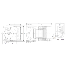 Čerpadlo oběhové Grundfos MAGNA1 40-80 F 220 1x230V PN6/10