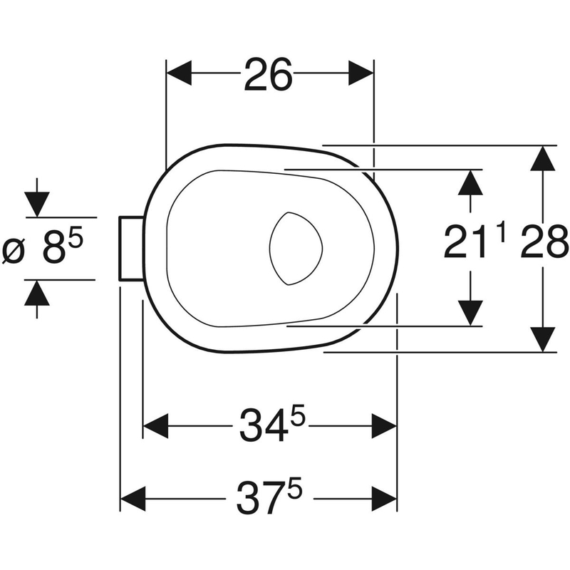 Stojící WC Geberit Bambini pro nejmenší a malé děti