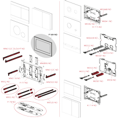 Ovládací tlačítko Alcadrain (Alcaplast) pro předstěnové instalační systémy, aluno x -mat AIR