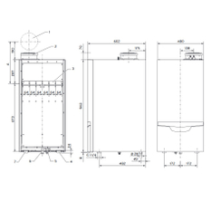 Kotel kondenzační závěsný Vaillant ecoTEC plus VU 1006/5-5, 20,7-102,8 kW