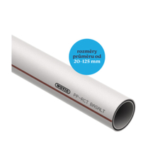 Trubka Wavin Ekoplastik PPR-CT Basalt (S4,0) PN22 d110 x 12,3 mm tyč 4 m