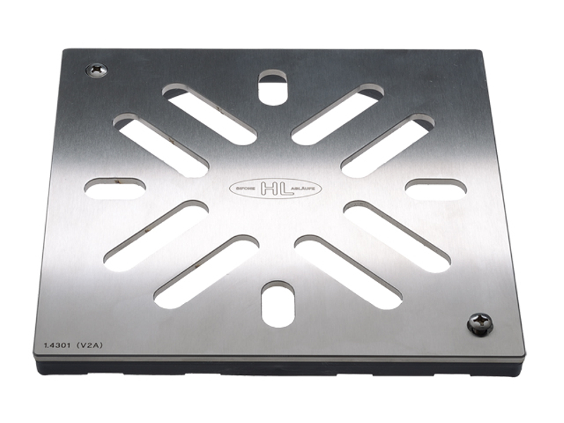 Nerezový rošt HL Hutterer & Lechner, 226x226mm, včetně mezipodložky