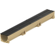 Žlab odvodňovací polymerbetonový ACO Euroline s plastovým rošten Microgrip, délka 1000 mm
