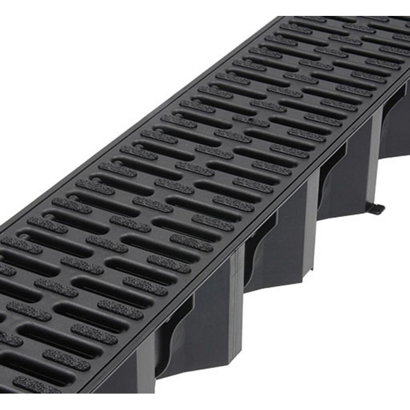 Žlab odvodňovací ACO HexaLine délka 1,0 m, včetně plastového protiskluzného roštu Microgrip