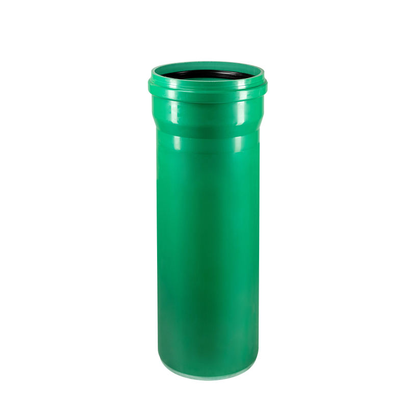 Trubka hrdlová kanalizační Osma KG 2000 Polypropylen PPKGEM SN10, DN 400 x 12,3 x 6000 mm, zelená
