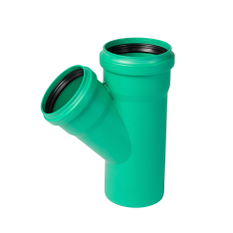 Odbočka kanalizační Osma KG 2000 Polypropylen PPKGEA 45°, DN 125 x 110, zelená