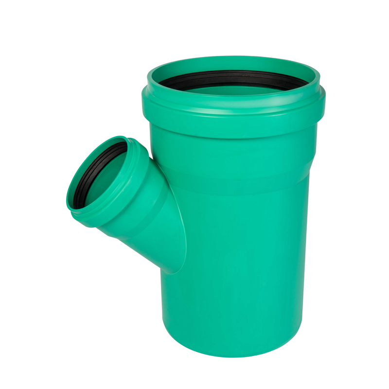 Odbočka kanalizační Osma KG 2000 Polypropylen PPKGEA 45°, DN 315 x 160, zelená