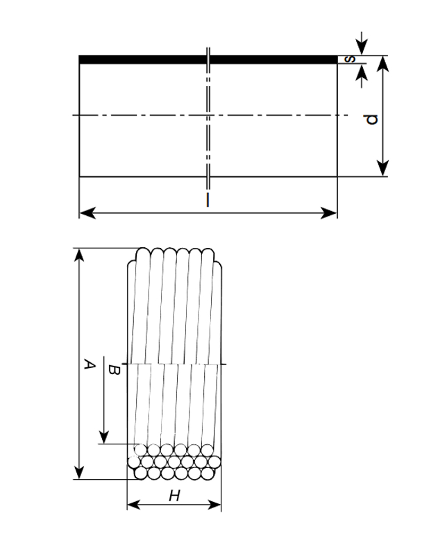 Trubka plynová tlaková PE Wavin TS DOQ SDR11, d 40 x 3,7 mm (tyč 12 m), oranžová