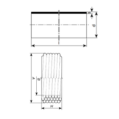 Trubka plynová tlaková PE Wavin TS DOQ SDR11, d 40 x 3,7 mm (tyč 12 m), oranžová