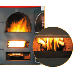 Kotel automatický na pelety a hnědé uhlí Rojek TKA 15, 4,1 - 15 kW, 5. třída dřevěné pelety, 4. třída hnědé uhlí, pravý