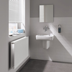 Radiátor Kermi Profil-V FTV 11 pravý 500 x 900 mm, 756 W, bílý