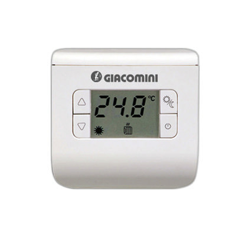 Termostat prostorový Giacomini, 2 x AAA 1,5V