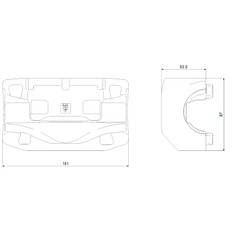 Izolace Grundfos Acc., Insulation for ALPHA 180mm