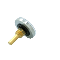 Bimetalový teploměr Optiline průměr 63 mm, jímka 40 mm, MS R 1/2˝ 0 -120  °C