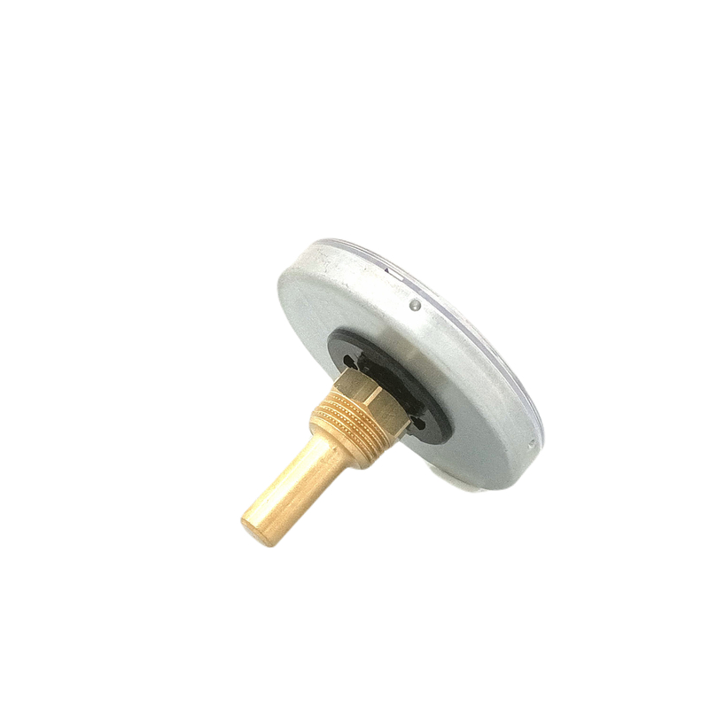 Bimetalový teploměr Optiline průměr 80 mm, jímka 40 mm, MS R 1/2˝ 0 -120 °C
