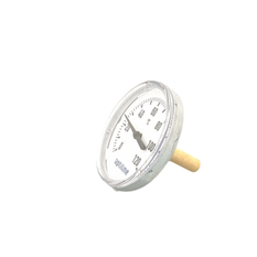 Bimetalový teploměr Optiline průměr 80 mm, jímka 40 mm, MS R 1/2˝ 0 -120 °C