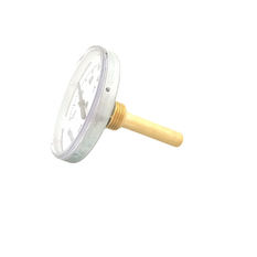Bimetalový teploměr Optiline průměr 80 mm, jímka 60 mm, MS R 1/2˝ 0 -120 °C