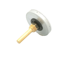 Bimetalový teploměr Optiline průměr 80 mm, jímka 60 mm, MS R 1/2˝ 0 -120 °C