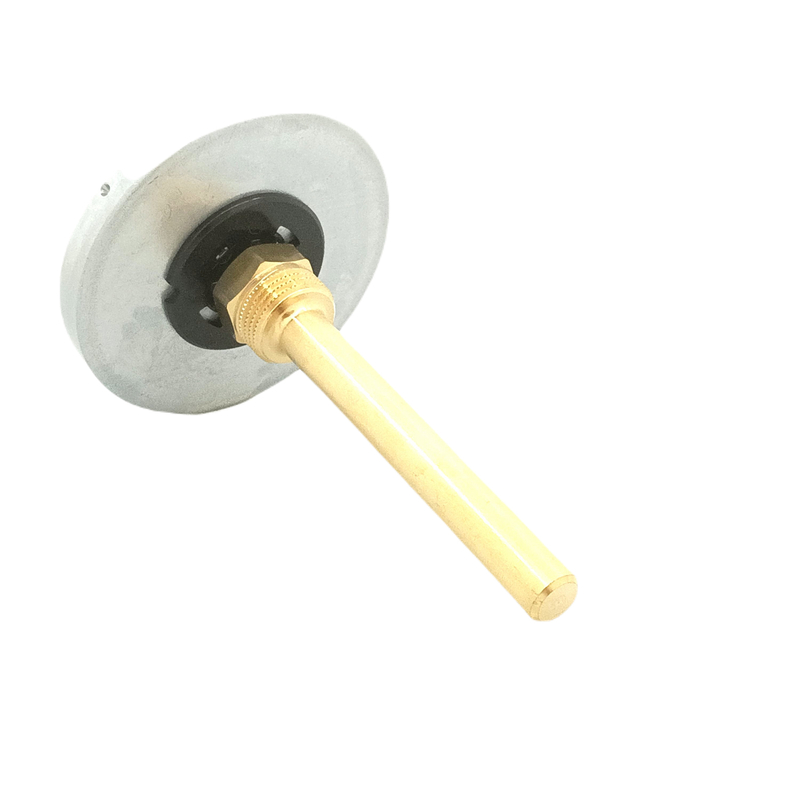 Bimetalový teploměr Optiline průměr 80 mm, jímka 100 mm, MS R 1/2˝ 0 -120 °C