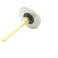 Bimetalový teploměr Optiline průměr 80 mm, jímka 100 mm, MS R 1/2˝ 0 -120 °C