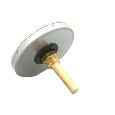 Bimetalový teploměr Optiline průměr 100 mm, jímka 60 mm, MS R 1/2˝ 0 -120 °C