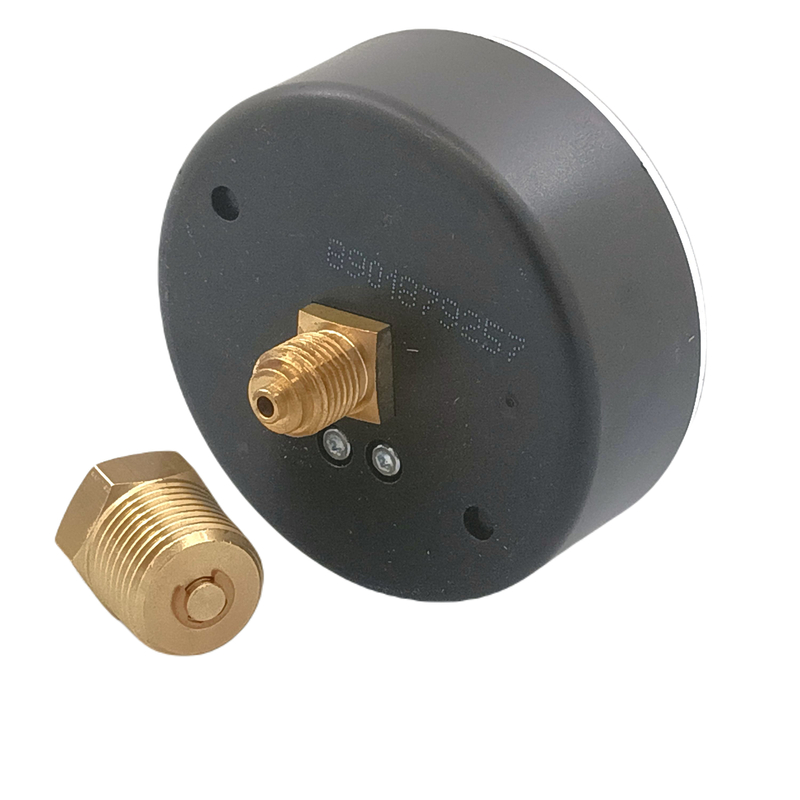 Manometr Optiline průměr 80 mm ZP R 1/2˝ 0 - 4bar uzavřené topné systémy
