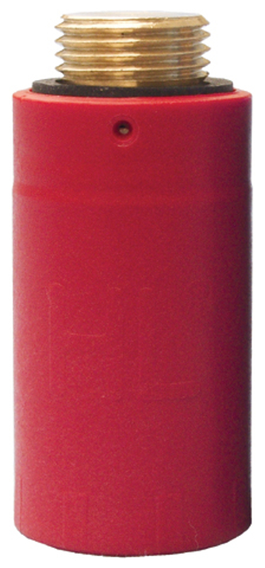 Ochranná zátka s mosazným závitem R1/ HL Hutterer & Lechner, 2˝, červená