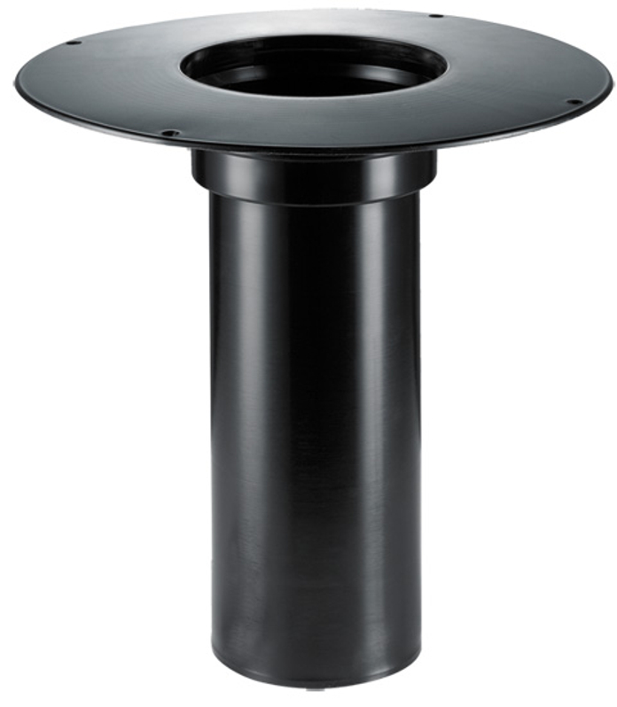 Nádstavec 345mm / HL Hutterer & Lechner, d 125mm s PP izolační přírubou pro TPO, FPO hydroizolační fólie