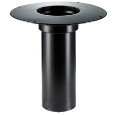 Nádstavec 345mm / HL Hutterer & Lechner, d 125mm s PP izolační přírubou pro TPO, FPO hydroizolační fólie