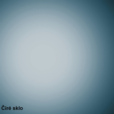 Jednokřídlé, otvírací dveře Plano Davos Plus Pravé stříbrné/sklo 120 x 200 cm