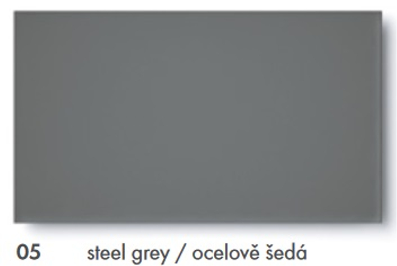 Radiátor skleněný Isan Joy Bath R 6-řadý, 725 x 1525 mm, 1000 W, barva 05 šedá