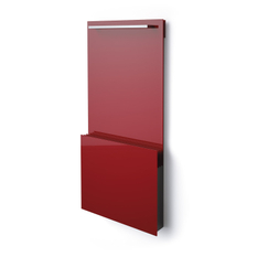 Radiátor skleněný Isan Joy Bath R 6-řadý, 725 x 1525 mm, 1000 W, barva 05 šedá