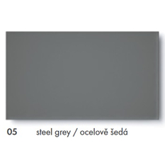 Radiátor skleněný Isan Joy Bath R 6-řadý, 725 x 1525 mm, 1000 W, barva 05 šedá