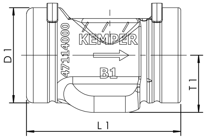 Izolační pouzdro pro podomítkové ventily Kemper, UP-PLUS a ETA-THERM, DN 15-20