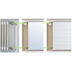 Radiátor Kermi therm-x2 Plan Kompakt PKOD 22 559 x 1005 mm, 1460 W, bílý