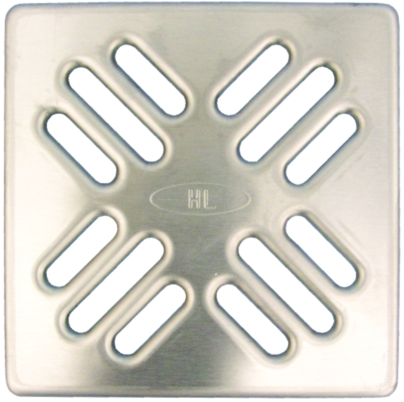Nerezová vtoková mřížka HL Hutterer & Lechner, 115x115mm