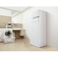 Kotel kondenzační stacionární Vaillant auroCOMPACT VSC D 206/4-5, 4,2 - 21,1 kW, s vestavěným zásobníkem 190 l pro přípravu TV s přípravou na solární ohřev TV
