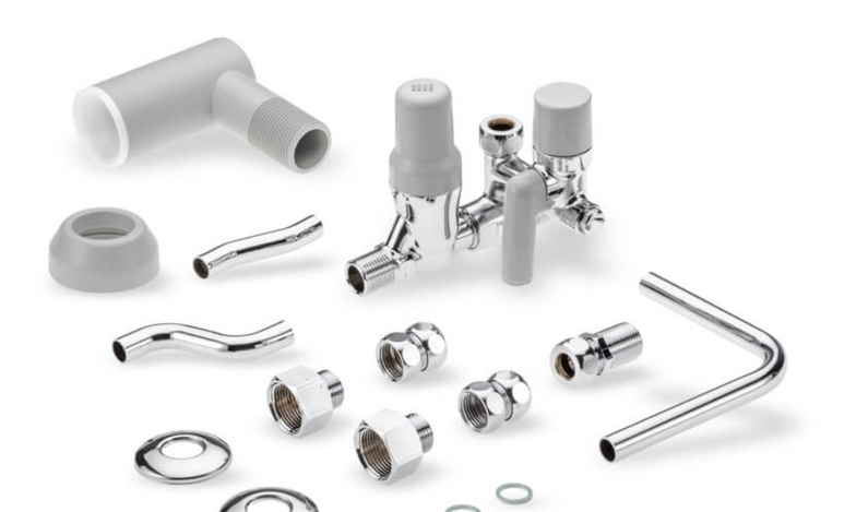 Připojovací skupina s regulací tlaku vody Vaillant pro VIH Q 75/2 B a VIH QL 75/2 B