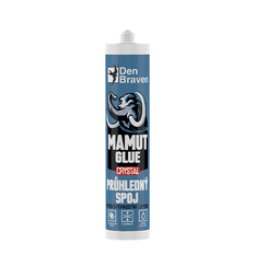 Lepidlo Den Braven MAMUT GLUE Crystal kartuše 290 ml, transparent