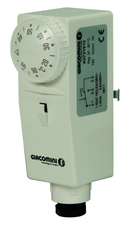 Termostat bimetalový Giacomini, 20-90°C
