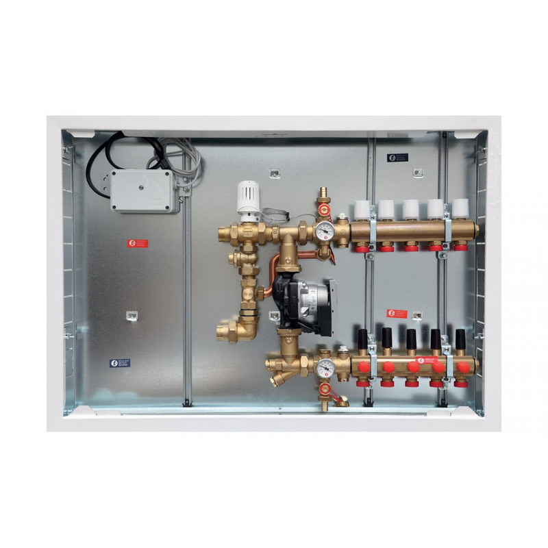 Set rozdělovače Giacomini regulace na pevnou teplotu, 1˝ x 18 /9