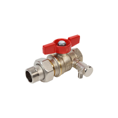 Kohout kulový Giacomini červený motýl, 1˝ x 1˝