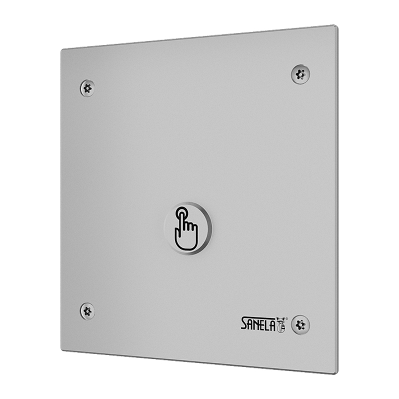 Piezo ovládání sprchy pro jednu vodu se speciálním antivandalovým krytem, 24 V DC SLS 01PA