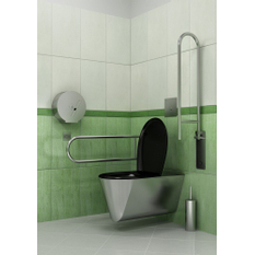 WC kartáč s nerezovým držákem, povrch matný SLZN 19X