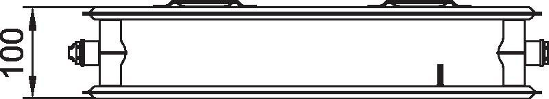 Radiátor Kermi Profil Hygiene Kompakt FH0 30 900 x 300 mm, 524 W, bílý