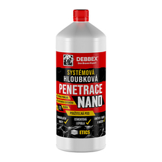 Systémová hloubková penetrace Den Braven NANO láhev 1 l, transparentní