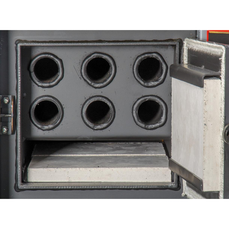 Kotel automatický na pelety a hnědé uhlí Rojek A 15 U, 3,4 - 14,8 kW, 5. třída dřevěné pelety, 4. třída hnědé uhlí