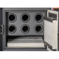 Kotel automatický na pelety a hnědé uhlí Rojek A 15 U, 3,4 - 14,8 kW, 5. třída dřevěné pelety, 4. třída hnědé uhlí