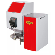 Kotel automatický na pelety a hnědé uhlí Rojek A 15 U, 3,4 - 14,8 kW, 5. třída dřevěné pelety, 4. třída hnědé uhlí